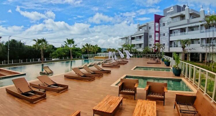 Lindo apto Campeche com ótima area de lazer perto da praia Florianopolis Exterior foto